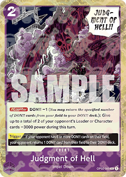 Judgment of Hell (OP02-089)