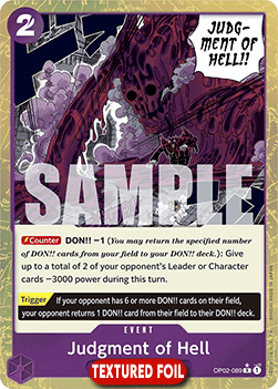 Judgment of Hell (OP02-089)