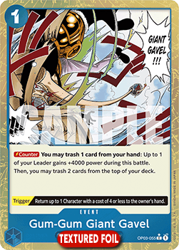 Gum-Gum Giant Gavel (OP03-055)