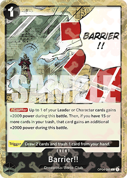 Barrier!! (OP04-095)
