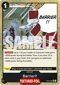 Barrier!! (OP04-095)