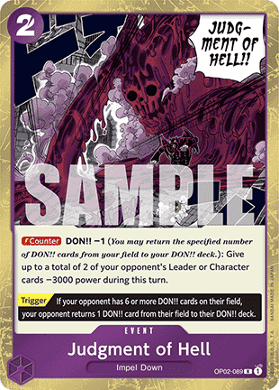 Judgment of Hell (OP02-089)