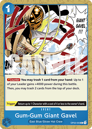 Gum-Gum Giant Gavel (OP03-055)
