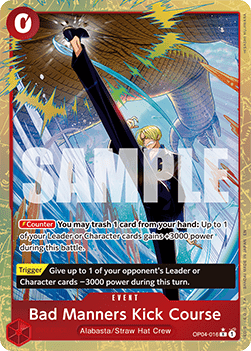 Bad Manners Kick Course (OP04-016)