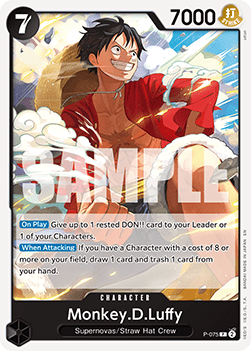 Monkey.D.Luffy (P-075)