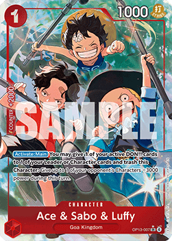 Ace & Sabo & Luffy (OP13-007)