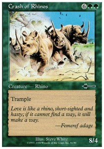 Crash of Rhinos