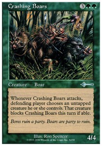 Crashing Boars