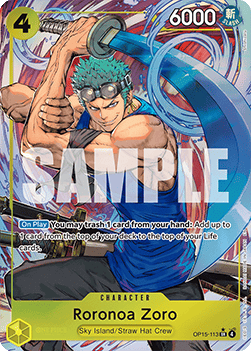 Roronoa Zoro (OP15-113)