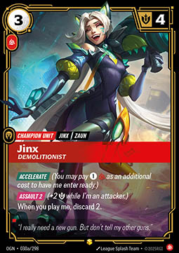Jinx, Demolitionist