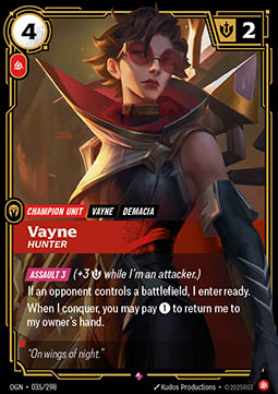 Vayne, Hunter