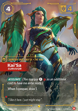 Kai'Sa, Survivor