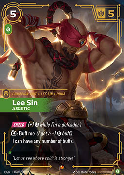 Lee Sin, Ascetic