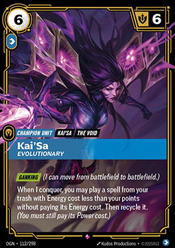 Kai'Sa, Evolutionary