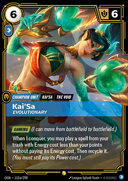 Kai'Sa, Evolutionary