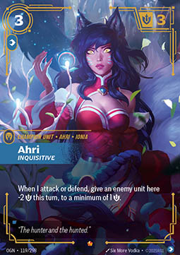 Ahri, Inquisitive