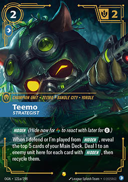 Teemo, Strategist