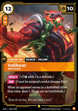 Volibear, Imposing
