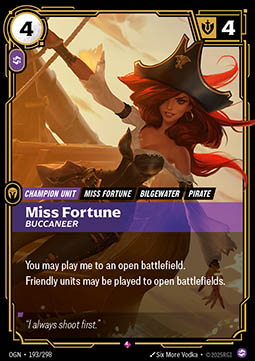 Miss Fortune, Buccaneer