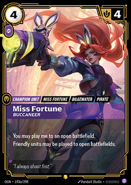 Miss Fortune, Buccaneer