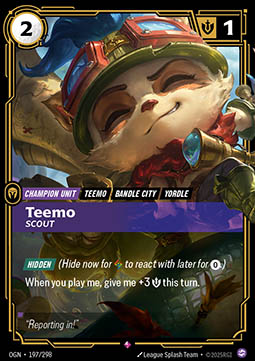 Teemo, Scout