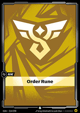 Order Rune