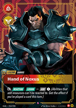 Darius, Hand of Noxus