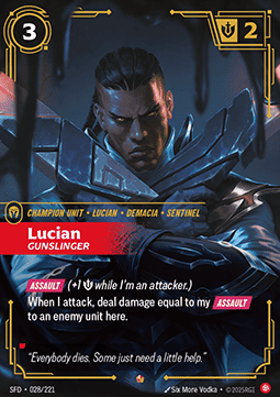 Lucian, Gunslinger
