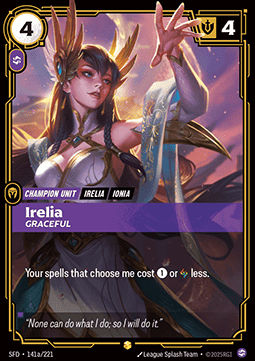 Irelia, Graceful
