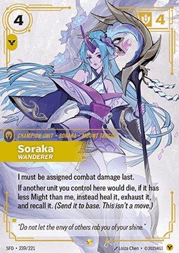 Soraka, Wanderer