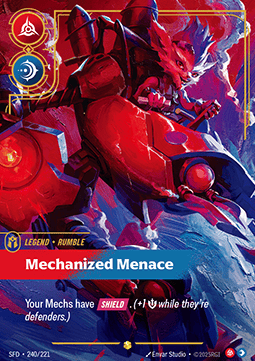 Rumble, Mechanized Menace
