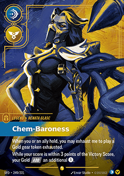 Renata Glasc, Chem-Baroness