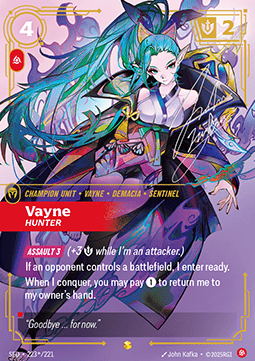 Vayne, Hunter