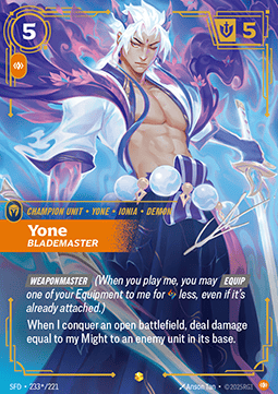 Yone, Blademaster