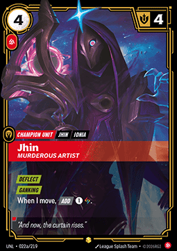 Jhin, Murderous Artist