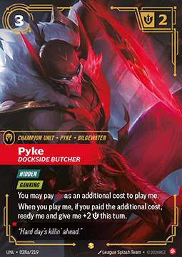 Pyke, Dockside Butcher