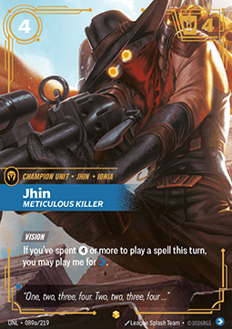 Jhin, Meticulous Killer