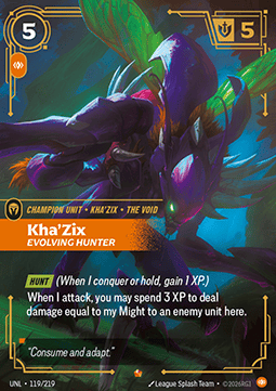 Kha'Zix, Evolving Hunter