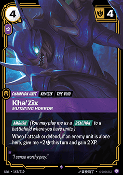 Kha’Zix, Mutating Horror