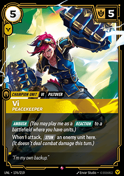 Vi, Peacekeeper