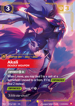 Akali, Deadly Weapon