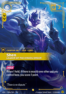 Shen, Leader of the Kinkou Order