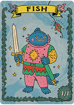 Fish Token (Blue 1/1)