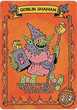 Goblin Shaman Token (Red 2/2)