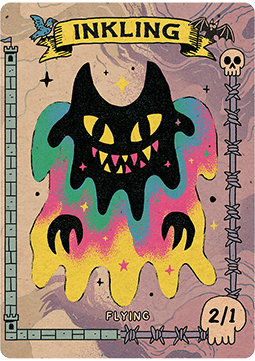 Inkling Token (White and Black 2/1)