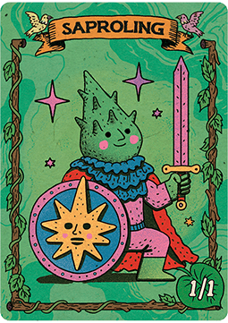 Saproling Token (Green 1/1)