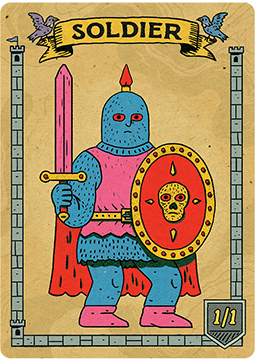 Soldier Token (White 1/1)
