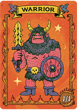 Warrior Token (Red 1/1)