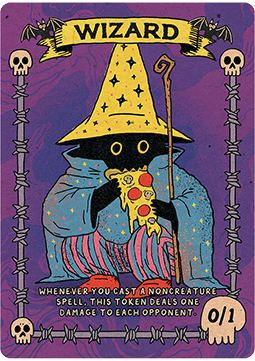 Wizard Token (Black 0/1)