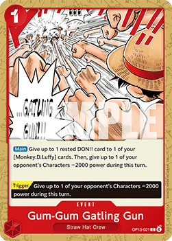 Gum-Gum Gatling Gun (OP13-021)
